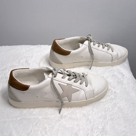 Kellparker Landon White Leather Star Sneaker size 8 - Picture 5 of 9